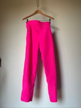 Vintage Apés Ski Neon Pink Pants Modern Size Small “White Fir”